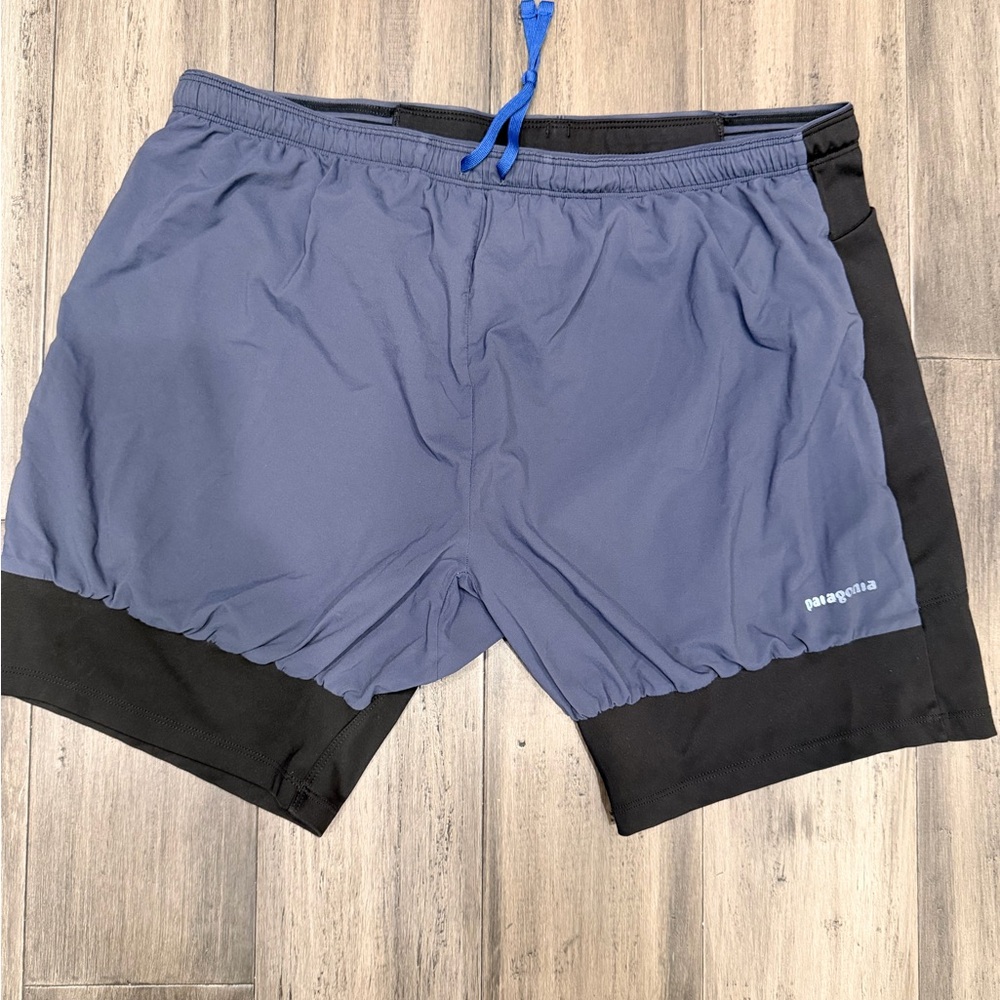 Patagonia Shorts Mens XL Gray Black Climbing Performance Lightweight Pockets